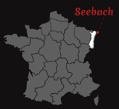 Seebach est situé au Nord de l'Alsace à la frontière allemande